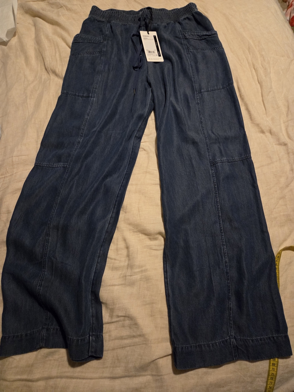 NWT CALIA Effortless High-Rise Wide Leg Pant – Women's M – Dark Indigo - Picture 4 of 7